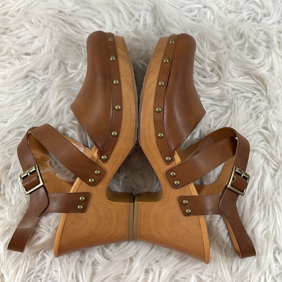 KORKS Abloom Strappy Clog Platform Slingback Pump Size 11 NEW - Picture 8 of 14